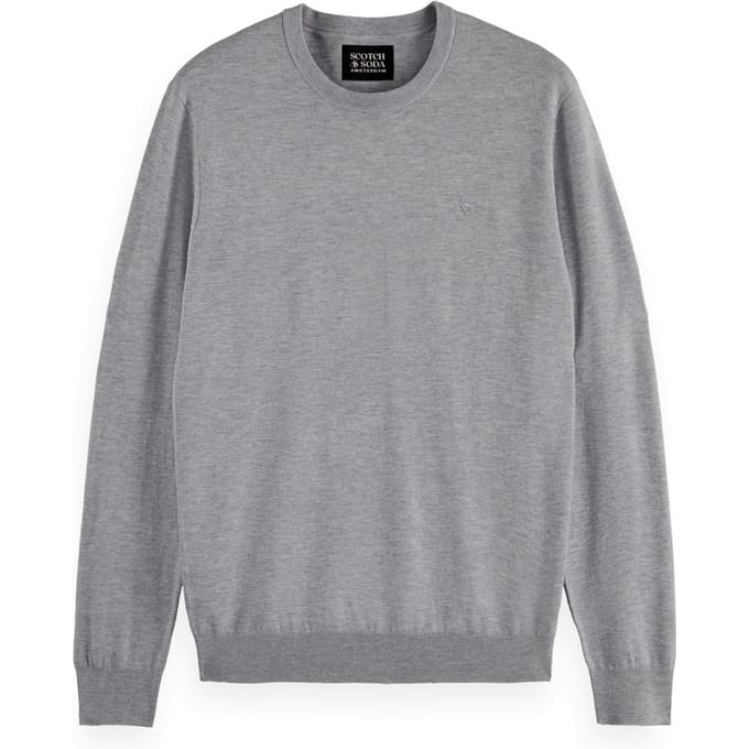 Sweaters Scotch &amp; Soda Core Pullover Grijs