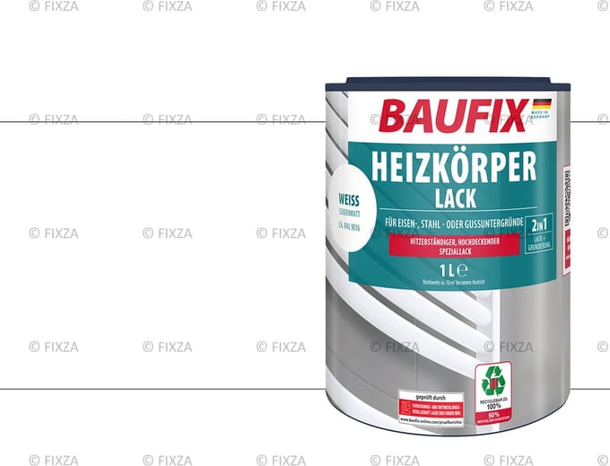 BAUFIX Radiatorlak wit 1 Liter