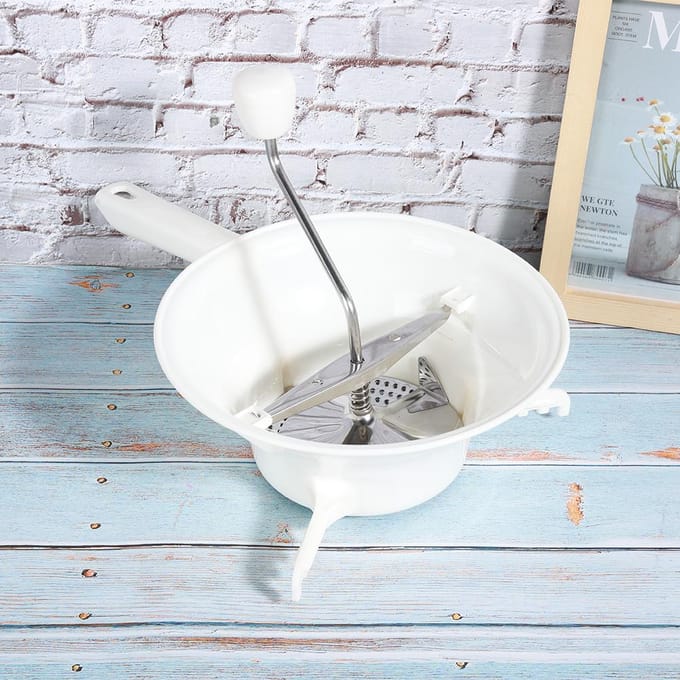 Multifunctionele Handmatige Voedselmolen Mixer Salade Groente Fruit Blender voor Keuken white