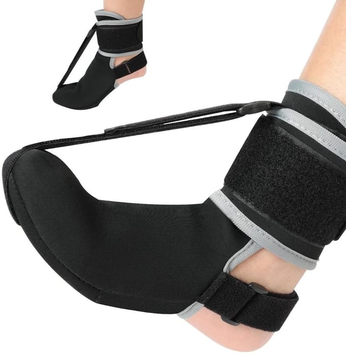 MRKK® Nachtspalk Hielspoor - Zooltjes Brace - Zwart