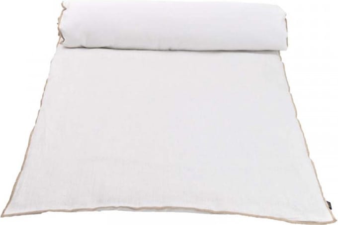 Chennai linnen sprei blanc - 85x200 cm