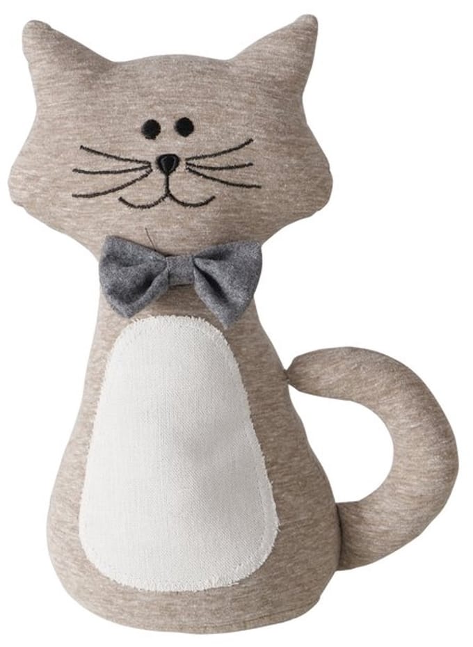 Deurstopper poes grijs . Boltze