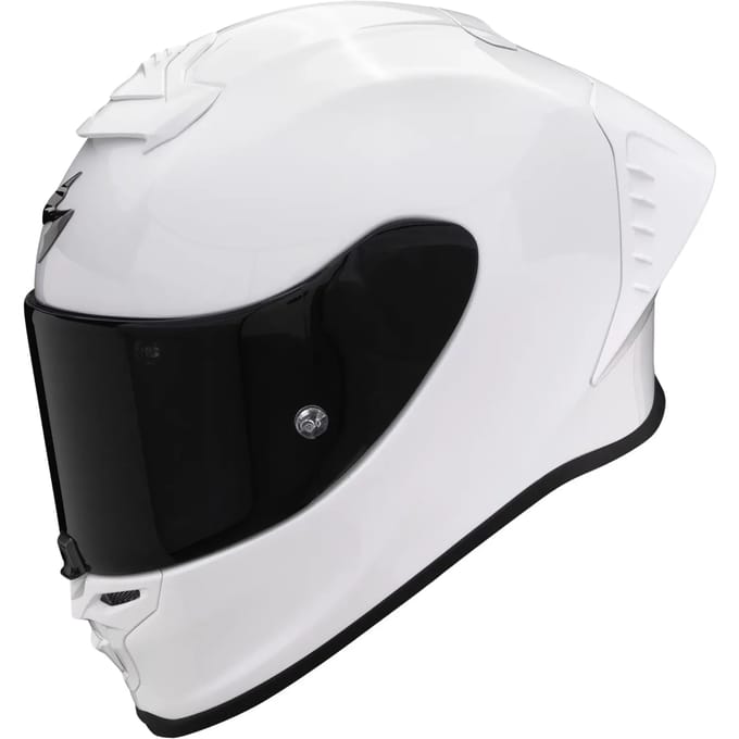 Scorpion EXO-R1 Evo Air FIM Racing #1 Solid Parel Wit Integraalhelm - Helm