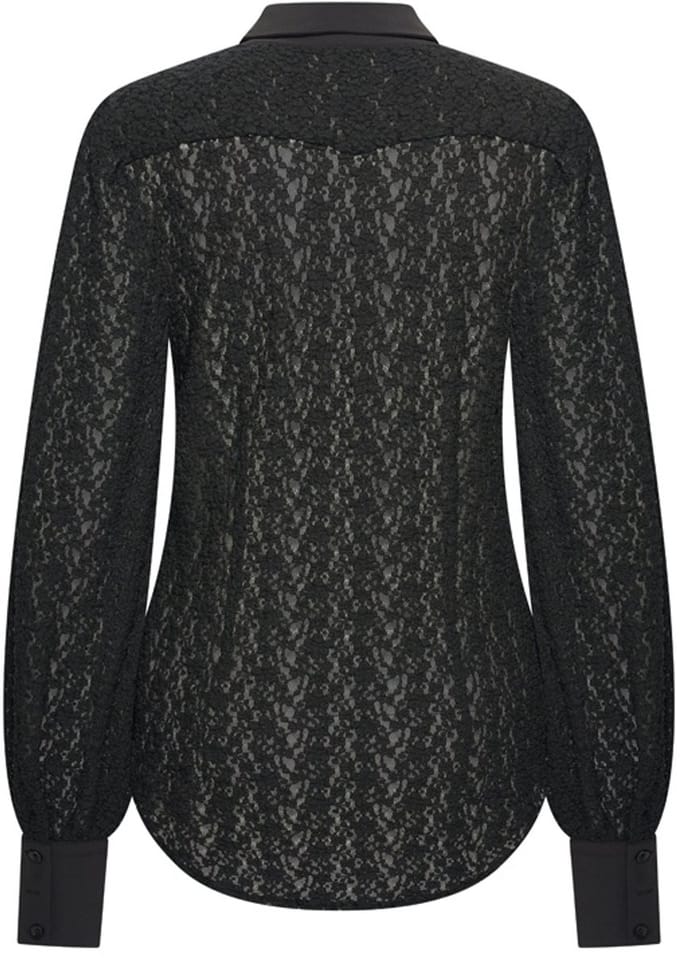 MI PIACE - Travel Blouse Lace 202694 Black - Maat : XS