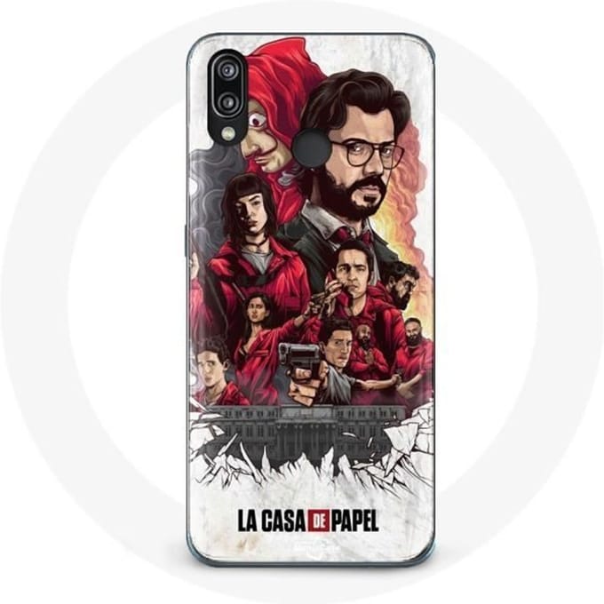 Coque pour Huawei P20 Lite La Casa De Papel affiche art
