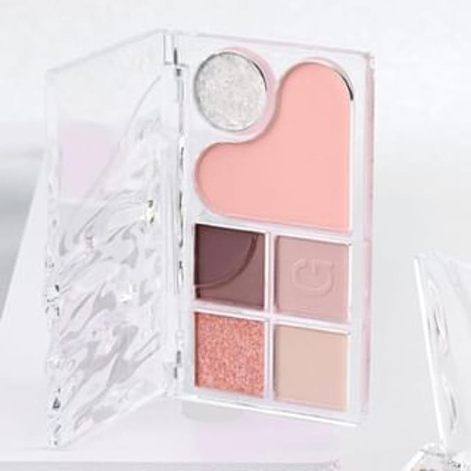 Gege Bear - 6 Shade Eyeshadow Palette - #02 Strawberry Mood - Oogschaduwpalet