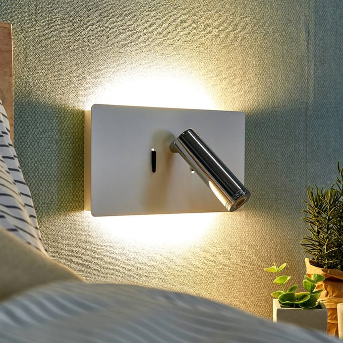 Lucande Elske LED wandlamp met leeslampje