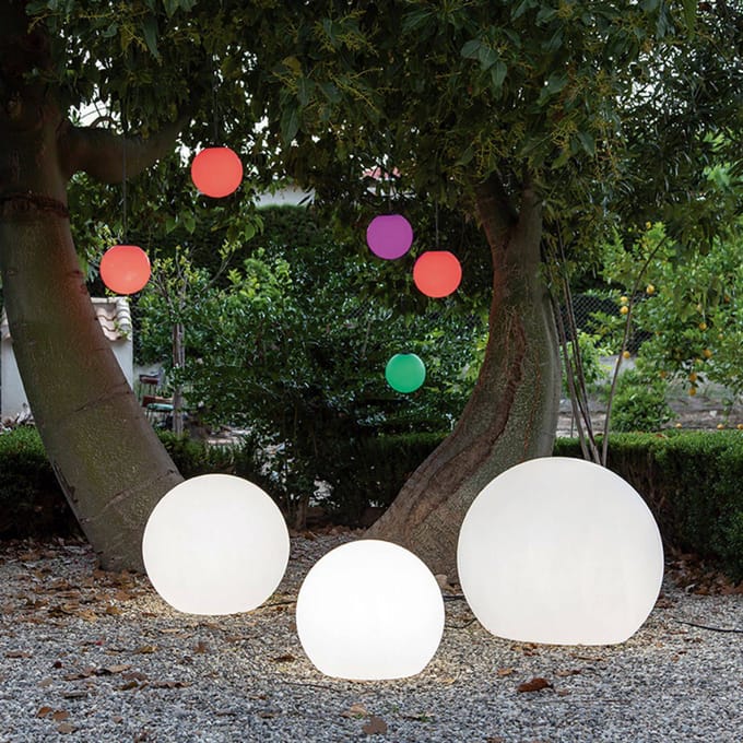 Newgarden Buly LED lamp op zonne-energie, bolvormig, IP65, Ø 20 cm