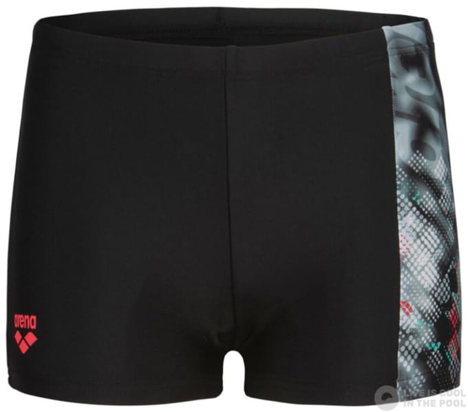 Arena Aquashort model Splash point - Zwart/MultiColour - Maat S