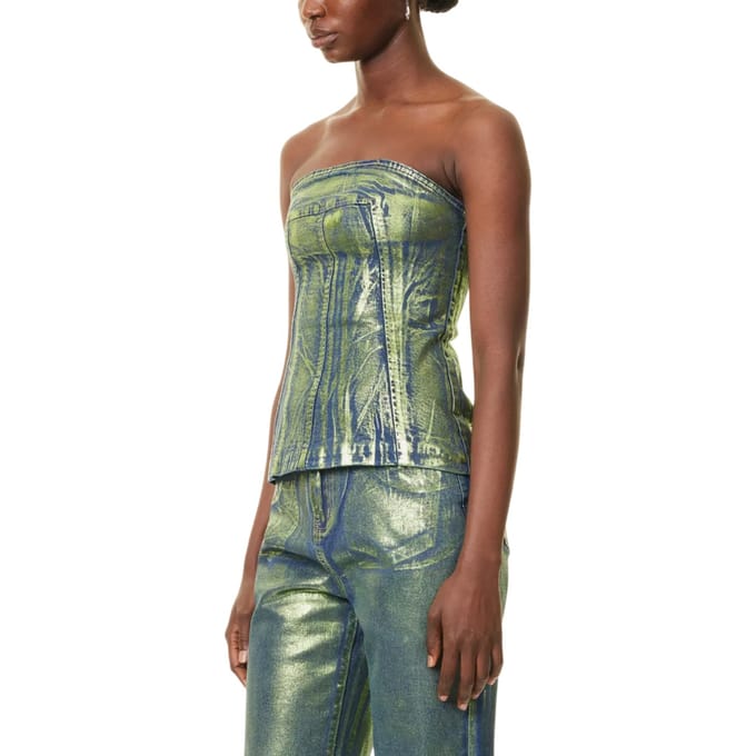 AmyLynn Dames/Dames Slim Tube Top (Groen)