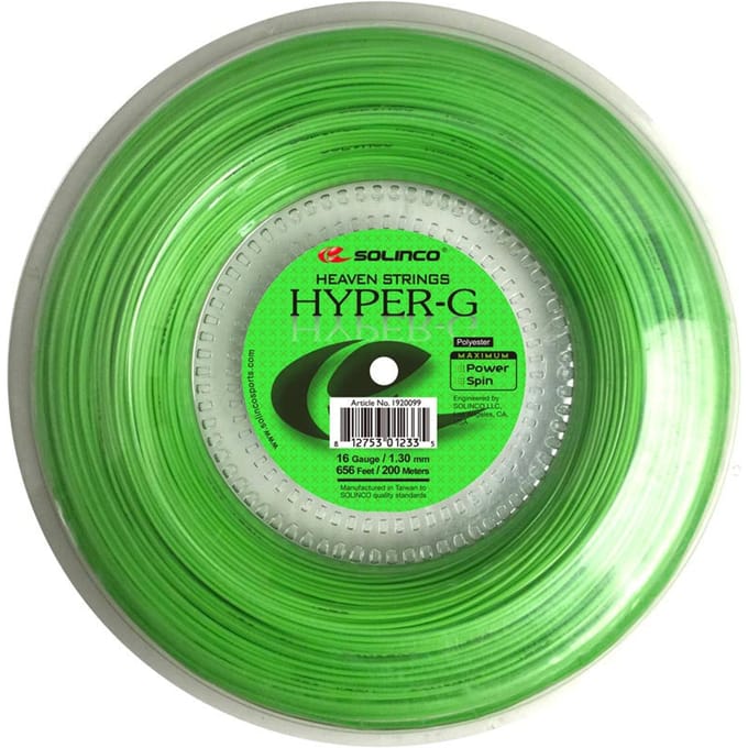 Solinco Hyper-G Rol Snaren 100m-Groen