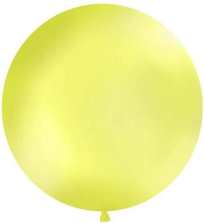 Reuzeballon 1 meter - metallic appel groen
