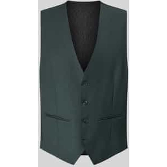 Gilet met V-hals en paspelzakken