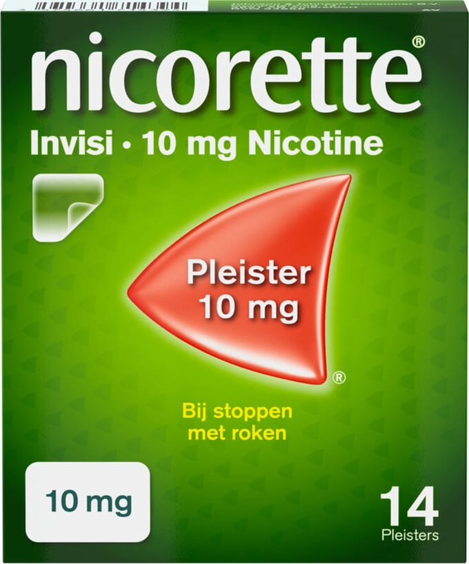 Nicorette Invisi Patch Pleisters 10mg - 2 x 14 stuks