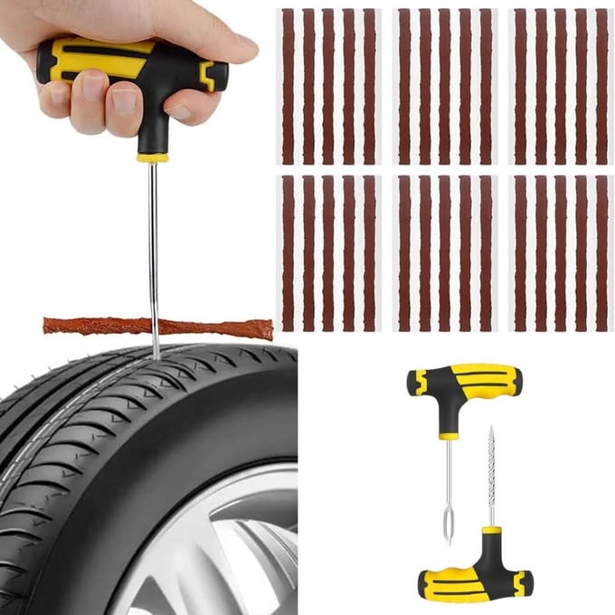 MRKK® Proppenset - Autobanden Reparatie Set - Autobanden Pomp