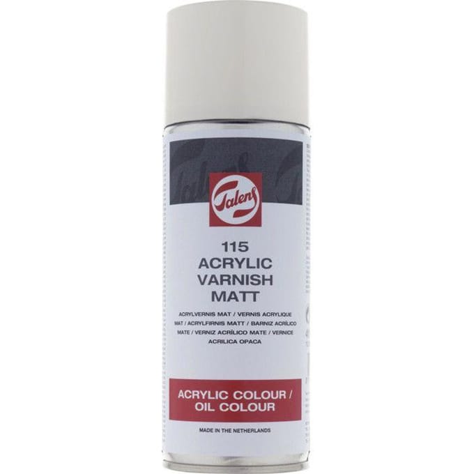 Talens acrylvernis mat 115 spuitbus 400 ml