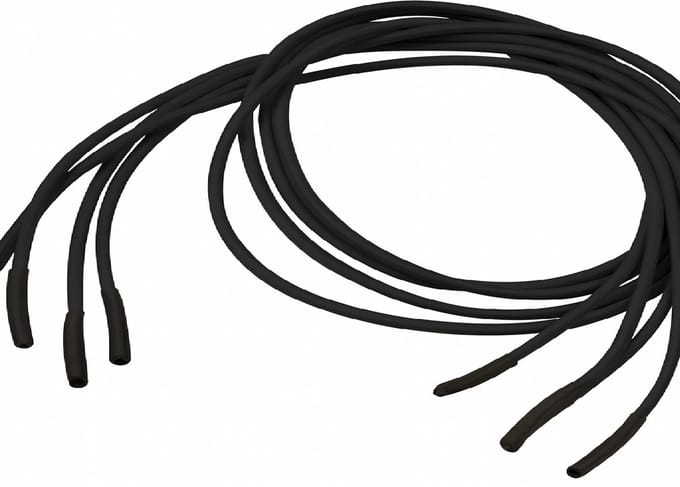 Vitility - Schoenveters - Elastisch - Zwart - 80 cm - 3 paar