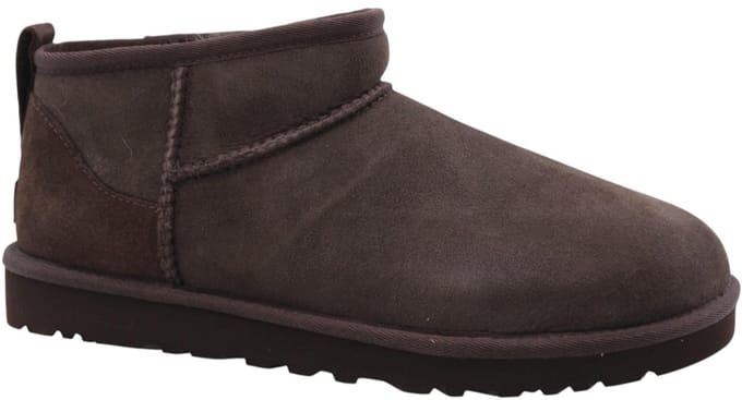 UGG® Classic Ultra Mini for Men in Dusted Cocoa, Size 10, Shearling/Polyester/Wool