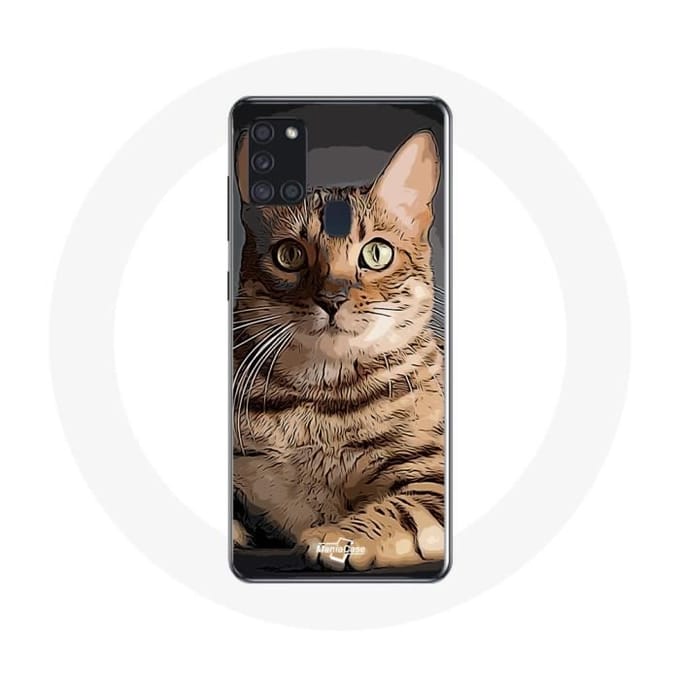 Samsung Galaxy A21S hoesje Bengaalse kattenras