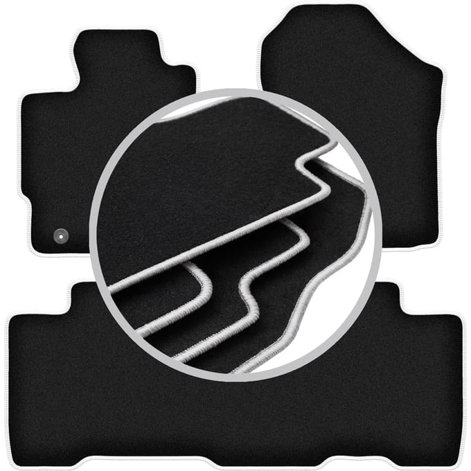 CARLUX-SILVER automatten voor: Toyota Verso-S minivan (2010-2015)