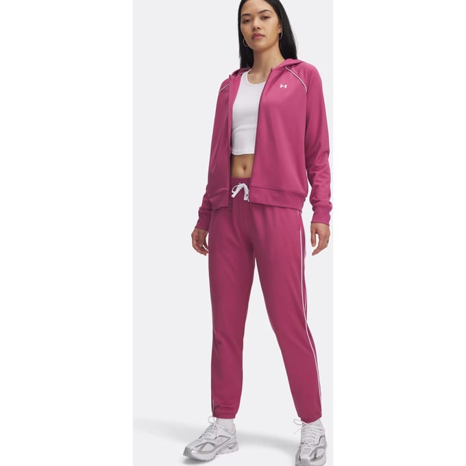 Under Armour Rival Tricot Trainingspak Dames-Berry