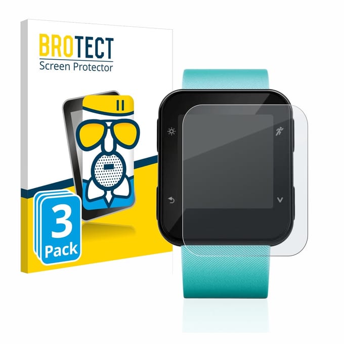 BROTECT - Screenprotector voor Garmin Forerunner 35 / 30 - Folie Beschermfolie Beschermglas matte 3 Stuks