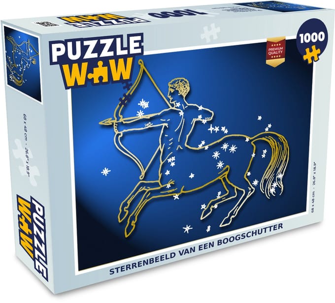 Puzzel Sterrenbeeld - Boogschutter - Sterren - Legpuzzel - Puzzel 1000 stukjes volwassenen