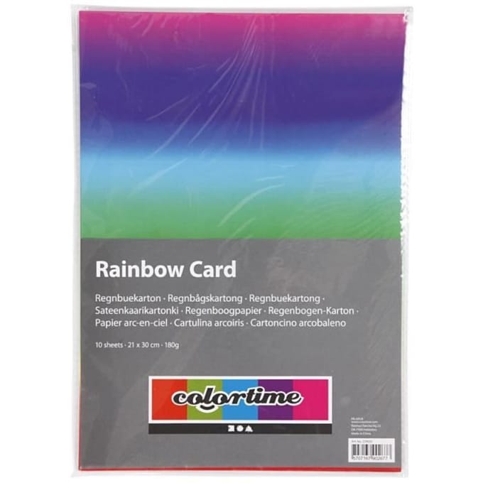 Creativ Company Rainbow Papier A4 180gr 10 Sheets