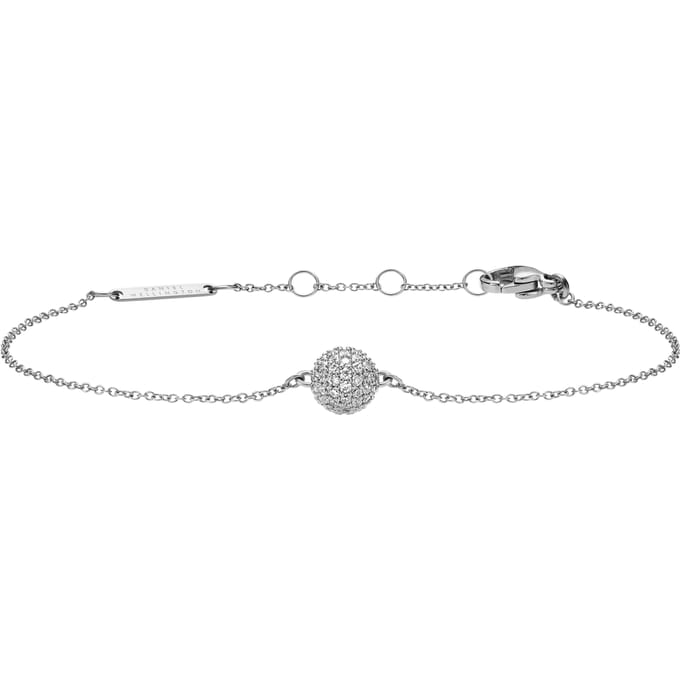 Daniel Wellington DW Pavé Crystal 155-185 mm Silver