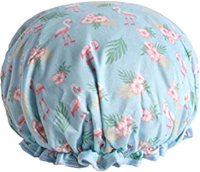 Scoby - Douchemuts - Flower Flamingo Shower Cap - Bloemen Douchecap - Douchekapje - Douche muts - Douche cap