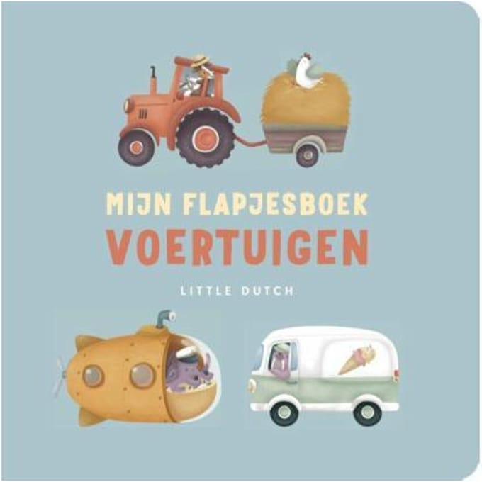 Mijn Flapjesboek - Voertuigen - Little Dutch - Mercis Publishing