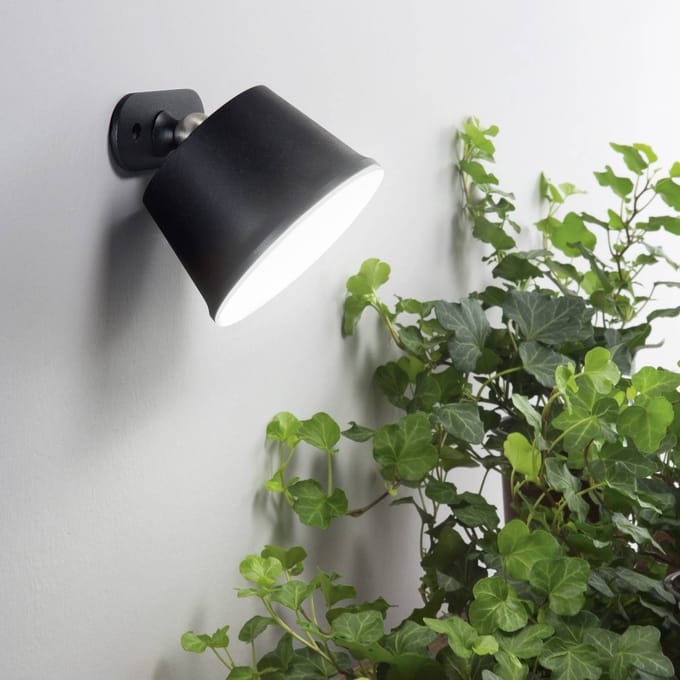 Fabas Luce Armanda oplaadbare LED-lamp, zwart, magneet, universeel, IP54