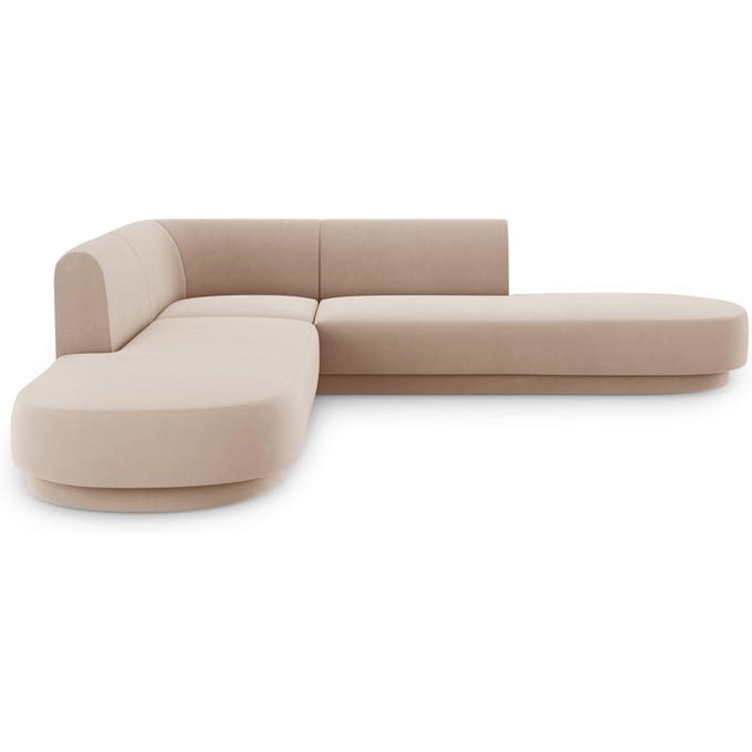 5-zits hoekbank Miley velvet | Micadoni Limited Edition