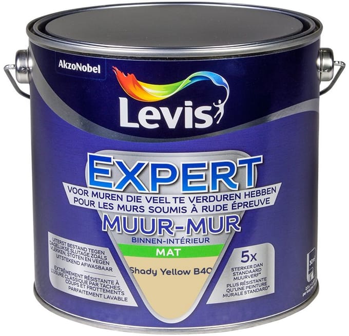 Levis - Expert Muur Binnen Mix - Shady Yellow B40 - Mengverf - 2,5 L