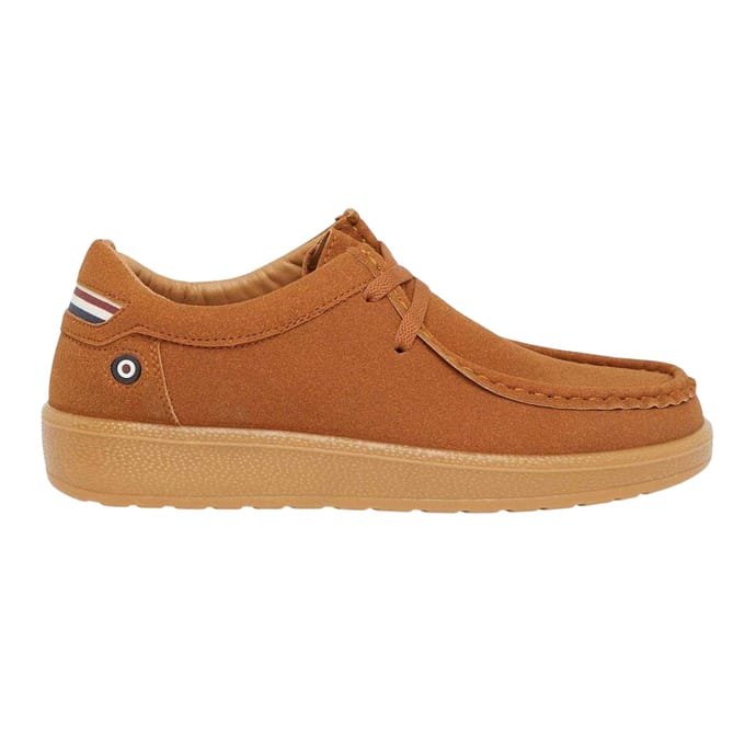 Lambretta Presley platte herensneakers (Tan)