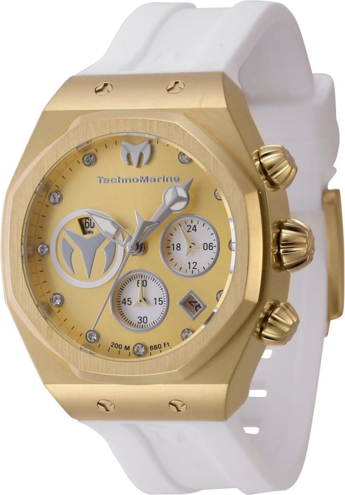 TechnoMarine MoonSun TM-523008 Dames Quartz Horloge - 40 mm