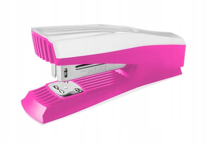 Tetis Bureau Zszywacz 24/6 26/6 - 20 Vel Roze