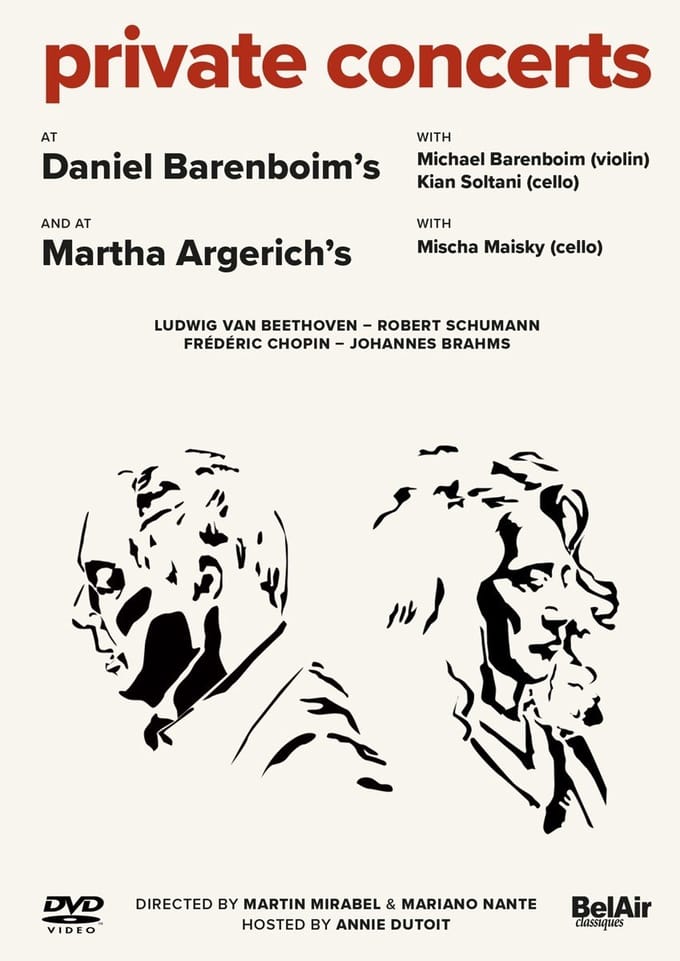 Daniel Barenboim, Michael Barenboim, Martha Argerich - Private Concerts (DVD)
