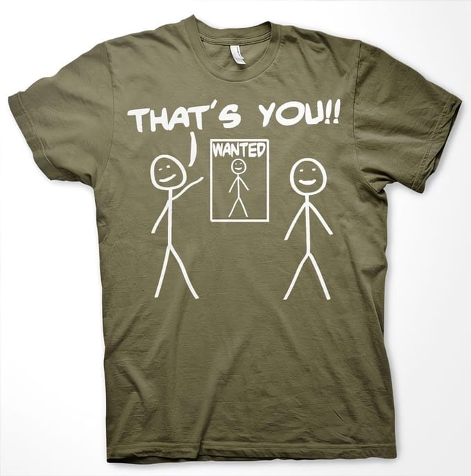 Hybris That's You Wanted T-shirt Olive