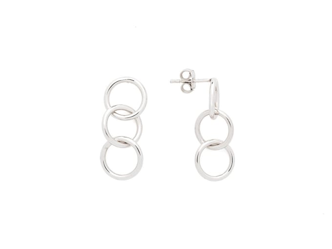 Glow - 106.1432.00 - Oorhangers - Zilver - Gerhodineerd  28mm x 11mm