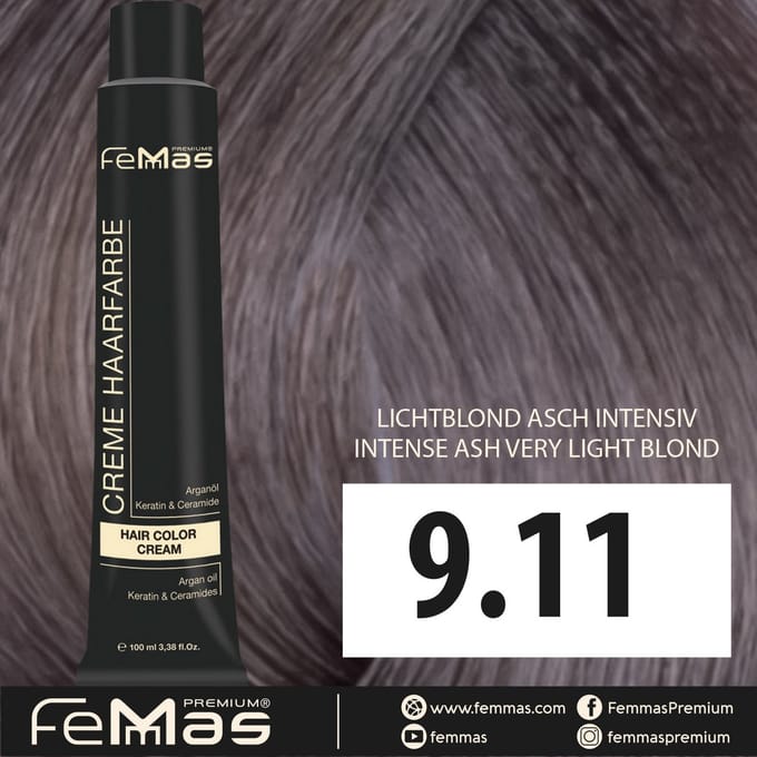 Femmas (9.11) - Haarverf - Lichtblond As Intensief - 100ml