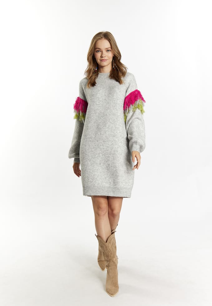 IZIA Jumper Dames grijs melange