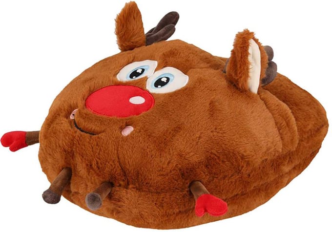 Apollo - Grote Voetenwarmer - Giant Home Slipper - Rendier - One size