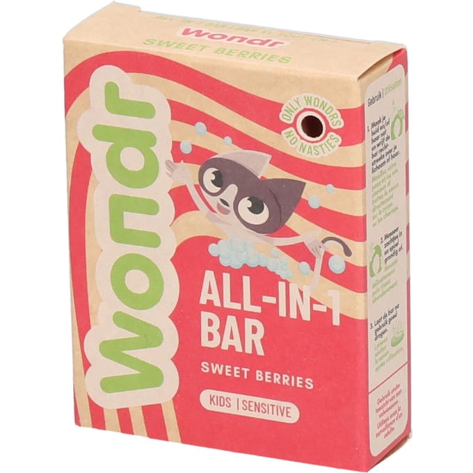 WONDR - Kids All-In-One Bar - Sweet Berries