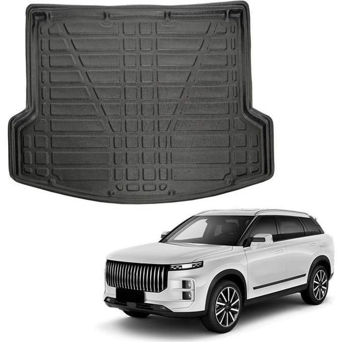 Bac de coffre sur mesure - SCOUTT - Chery Jaecoo 7 4X4 (depuis 2024) - Noir - Antidérapant - Bords hauts