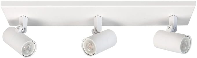 Spot Picollo 3 lichts L 40 cm incl mini GU10 wit