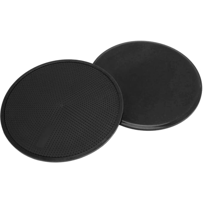 1 Paire de Disques de Glisse d'Exercice Professionnels Ronds Double Face à Points Saillants Fitness