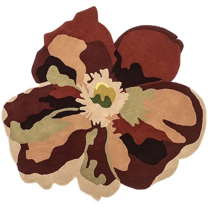 Nanimarquina - Flora vloerkleed Bloemen - Bloem 2 - meerkleurig