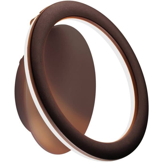 Viokef PALERMO LED buitenwandlamp, roestbruin