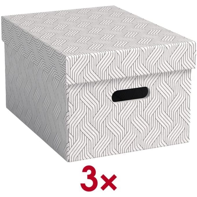 Leitz Opbergdoos VON Wit 15 l (b x h x d) 265 x 205 x 365 mm 3 stuk(s)